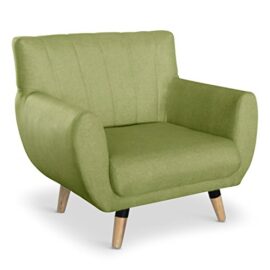 Fauteuil scandinave Mirabo Vert Fauteuil scandinave Mirabo Vert 2