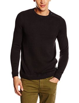 Jack & Jones Worker – Pull – Uni – Col ras du cou – Manches longues – Homme Jack & Jones Worker – Pull – Uni – Col ras du cou – Manches longues – Homme