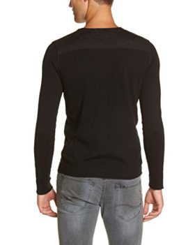 Kaporal-Pull-Uni-Col-V-Manches-longues-Homme-0-0