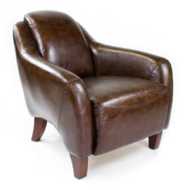 Phoenix Company 455 Fauteuil en cuir Style vintage Phoenix Company 455 Fauteuil en cuir Style vintage