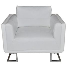 vidaXL-Luxueux-Fauteuil-Cube-en-cuir-Blanc-0-0