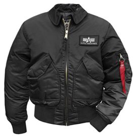 Alpha-Industries-CWU-45-Fliegerjacke-Jacke-Schwarz-0