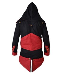 Assassin Creed Black HLS Hommes & Red Coat de coton pur Assassin Creed Black HLS Hommes & Red Coat de coton pur 3