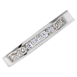 Bague-PR03699PTJPK-K-Femme-Platine-325-Gr-Diamant-002-Cts-0-2