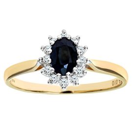 Bague – PR5244 DIA+SAPPHIRE – Femme – Or jaune (9 carats) 1.6 Gr – Saphir – Diamant 0.9 Cts Bague – PR5244 DIA+SAPPHIRE – Femme – Or jaune (9 carats) 1.6 Gr – Saphir – Diamant 0.9 Cts