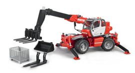 Bruder – 2129 – Véhicule Miniature – Manitou Télescopique MRT 2150 avec Accessoires Bruder – 2129 – Véhicule Miniature – Manitou Télescopique MRT 2150 avec Accessoires