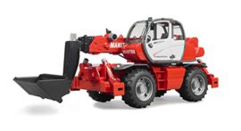 Bruder-2129-Vhicule-Miniature-Manitou-Tlescopique-MRT-2150-avec-Accessoires-0-3