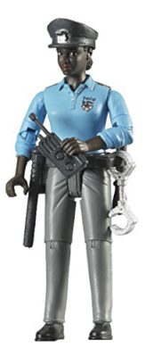 Bruder-60431-Figurine-Femme-Policier-De-Couleur-Avec-Accessoires-0