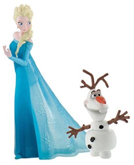 Bullyland-B13064-Coffret-2-figurines-Elsa-et-Olaf-La-Reine-Des-Neiges-Disney-0