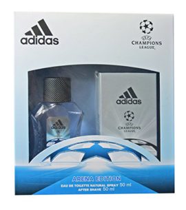 Coffret Homme Adidas CHAMPIONS LEAGUE ARENA EDITION – Eau de toilette 50ml et After shave 50ml Coffret Homme Adidas CHAMPIONS LEAGUE ARENA EDITION – Eau de toilette 50ml et After shave 50ml