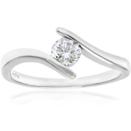 Crossover-Ariel-Bague-de-fianailles-en-or-blanc-18-carats-avec-diamant-GSI2-rond-certifi-EGL-1-carat-et-diamant-EGL-0