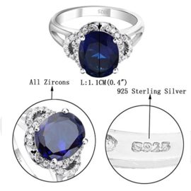 EVER-FAITH-Brillant-Bleu-Bague-Alliance-Argent-925-Vintage-Style-Ovale-Zircon-0-3