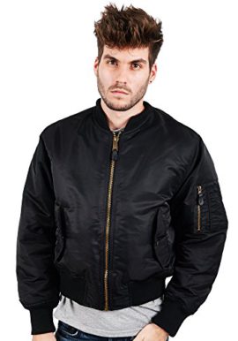 Emplacement-MA1-pilote-militaire-pour-homme-Arme-de-Bomber-Authentic-Veste-de-Combat-0