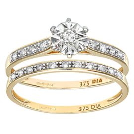 Ensemble-Bague-de-fianailles-et-alliance-Femme-PR08562Y-M-Or-Jaune-3751000-9-Cts-25-Gr-Diamant-0