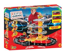 Faro – 804 – Garage 4 Etages + 2 Voitures + Circuit + Ascenseur + Rampe + Car Wash – 78 X 53,5 X 47,5 Cm Faro – 804 – Garage 4 Etages + 2 Voitures + Circuit + Ascenseur + Rampe + Car Wash – 78 X 53,5 X 47,5 Cm 3