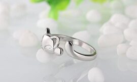 Fashmond- Bague chat porte bonheur ouverte ajustable femme fille- Argent fin 925- Cadeau Noël anniversaire mariage fiancailles Fashmond- Bague chat porte bonheur ouverte ajustable femme fille- Argent fin 925- Cadeau Noël anniversaire mariage fiancailles 3