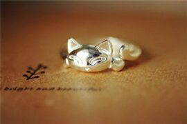 Fashmond- Bague chat porte bonheur ouverte ajustable femme fille- Argent fin 925- Cadeau Noël anniversaire mariage fiancailles Fashmond- Bague chat porte bonheur ouverte ajustable femme fille- Argent fin 925- Cadeau Noël anniversaire mariage fiancailles 6