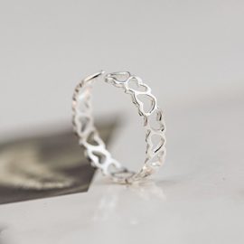 Fashmond- Bague de doigt et phalange coeur ouverte ajustable femme fille- Argent fin 925- Cadeau anniversaire mariage fiancailles Fashmond- Bague de doigt et phalange coeur ouverte ajustable femme fille- Argent fin 925- Cadeau anniversaire mariage fiancailles 3