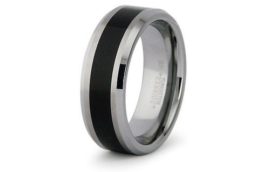 Gratuit Personnalisé Gravure Carbure de Tungstène anneau Bague avec incrustation de résine 8mm Noir (Clôture VENTE Prix) Gratuit Personnalisé Gravure Carbure de Tungstène anneau Bague avec incrustation de résine 8mm Noir (Clôture VENTE Prix) 2