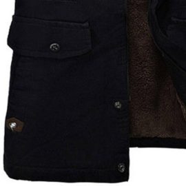 Hommes-Parka-Fourrure-Bordee-Hiver-Epaissir-Long-Manteau-Capuche-Vestes-Noir-0-2