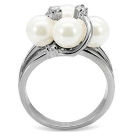 ISADY-Huahine-Bague-Femme-Acier-Oxyde-de-zirconium-Perle-blanche-0-2