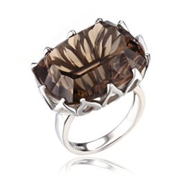 Jewelrypalace 20.95CT Bijou Grand Elégant Joli Bague en Argent 925 en Citrine Couleur Brun pour Femme Jewelrypalace 20.95CT Bijou Grand Elégant Joli Bague en Argent 925 en Citrine Couleur Brun pour Femme 2