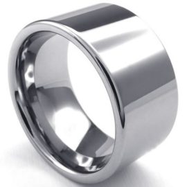 KONOV-Bijoux-Bague-Homme-Classique-12mm-Anneaux-Tungstne-Acier-Anneaux-Fantaisie-pour-Homme-Couleur-Argent-0-1