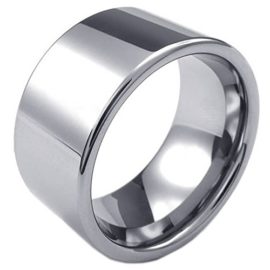 KONOV Bijoux Bague Homme – Classique 12mm Anneaux – Tungstène Acier – Anneaux – Fantaisie – pour Homme – Couleur Argent KONOV Bijoux Bague Homme – Classique 12mm Anneaux – Tungstène Acier – Anneaux – Fantaisie – pour Homme – Couleur Argent