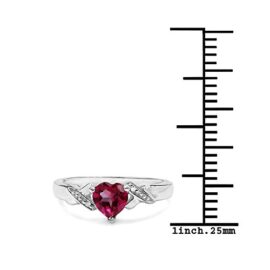 La Collection Bague Diamants : Bague Topaze coeur rose et set Diamants authentique, Bague Argent, pour cadeau, Fiançailles Anniversaire, Taille 48,49,50,51,52,53,54,55,56,57,58,59,60,61,62,63,64,65 La Collection Bague Diamants : Bague Topaze coeur rose et set Diamants authentique, Bague Argent, pour cadeau, Fiançailles Anniversaire, Taille 48,49,50,51,52,53,54,55,56,57,58,59,60,61,62,63,64,65 4