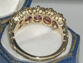 Magnifique-Bague-Tourmaline-rose-Or-jaune-9-carats-Pierres-Prcieuses-100-Vritables-Style-Victorien-Tailles-50–64-0-3