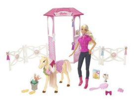 Mattel – N4892 – Poupée – Accessoire – Ecurie de Barbie et son Poulain Mattel – N4892 – Poupée – Accessoire – Ecurie de Barbie et son Poulain 4