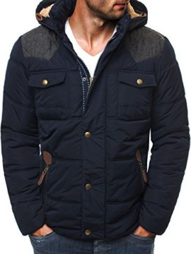 OZONEE Hommes Veste D’hiver Veste de survêtement Veste Matelassée Veste chaude Veste Parka matelassé Veste de sport J.STYLE 3077 OZONEE Hommes Veste D’hiver Veste de survêtement Veste Matelassée Veste chaude Veste Parka matelassé Veste de sport J.STYLE 3077