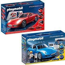 PLAYMOBIL-City-Action-Set-en-2-parties-3911-5991-Porsche-911-Carrera-S-Porsche-911-Targa-4S-0