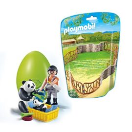 PLAYMOBIL-Pandas-enclos-4922-6656-Panda-Pandababy-met-animalier-enclos-0