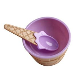Plastique-Crme-Glace-Bols-Spoons-Set-Dessert-Cup-Bowl-Enfants-Dessert-Cuisine-0