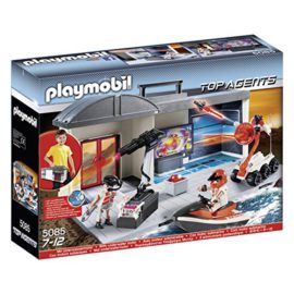 Playmobil-5085-Top-Agents-Quartier-Gnral-Transportable-0-1