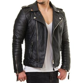 Prestige-homme-biker-cuir-veste-mr-18-4-noir-matelass-rouge-0-0