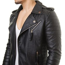 Prestige-homme-biker-cuir-veste-mr-18-4-noir-matelass-rouge-0-3