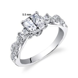 Revoni-Bague-de-fianailles-Femme-Argent-9251000-Diamant-de-culture-0-1