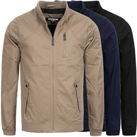 S!RPREME Hommes Veste poids veste légère Ambrose été militaire vintage avec Soft-Shell Jacket Manteaux S M L XL Beige Noir S!RPREME Hommes Veste poids veste légère Ambrose été militaire vintage avec Soft-Shell Jacket Manteaux S M L XL Beige Noir 2