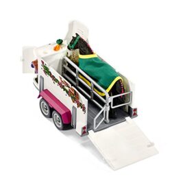 Schleich-423460-Pick-up-avec-remorque-pour-cheval-0-1