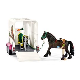 Schleich-423460-Pick-up-avec-remorque-pour-cheval-0-3