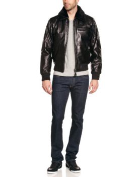 Schott Nyc Lc1380 – Veste en cuir – Manches longues – Homme Schott Nyc Lc1380 – Veste en cuir – Manches longues – Homme 2