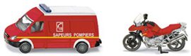 Siku-1656F-Vhicule-Miniature-Modle–Lchelle-Set-Pompiers-Echelle-164-0
