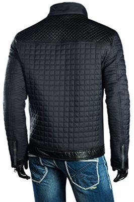 TRISENS-Veste-pour-homme-matelasse-demi-saison-similicuir–capuche-chaude-0-2