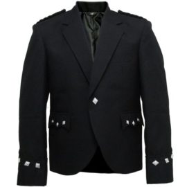 Tartanista-Veste-argyll-design-Highland-noir-91-147-cm-standard-ou-long-0