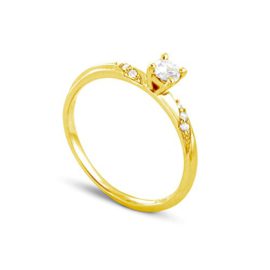 Tous-mes-bijoux-BADM02098-Duos-Bague-Solitaire-Femme-Or-jaune-3751000-16-gr-Diamant-014-cts-0