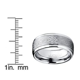 Ultimate Metals Co. 8MM Bague De Mariage Tungstene Avec Dessin Celtique Ultimate Metals Co. 8MM Bague De Mariage Tungstene Avec Dessin Celtique 5