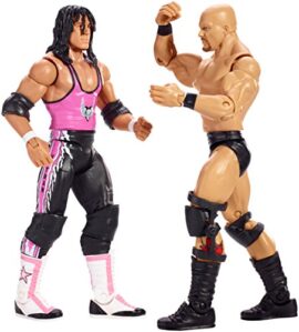 WWE: Wrestle Mania – Pierre Froid Steve Austin vs Bret Hart Figurine D’Action 2-paquets WWE: Wrestle Mania – Pierre Froid Steve Austin vs Bret Hart Figurine D’Action 2-paquets 4