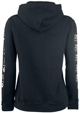 Alice-In-Wonderland-Mad-Mouth-Sweat-capuche-Femme-noir-0-0